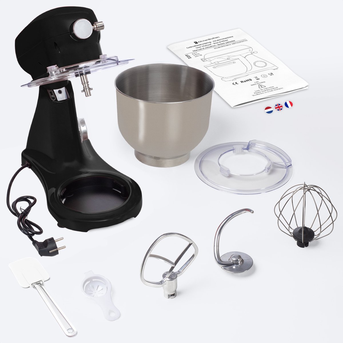 KitchenBrothers Keukenrobot review: 6,2L keukenmachine voor deeg