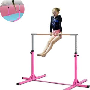 Klimrek - Rekstok - Duikelrek - Turnrek - Klimboog - Peuter en Kinderen- Verstelbaar - Roze review: veilig spelen en betere motoriek