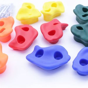 Klimstenen Set - 10 stuks - Grote Klimstenen - Klimsteen set voor klimwand - Multicolor - Indoor en outdoor review: stevige grip voor binnen en buiten
