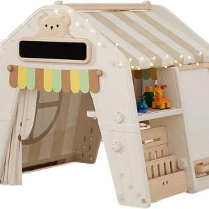 Kunststof Speelhuis Tent Beige voor binnen en buiten - Peuter - Kleuter review: ideaal peuterspeelgoed