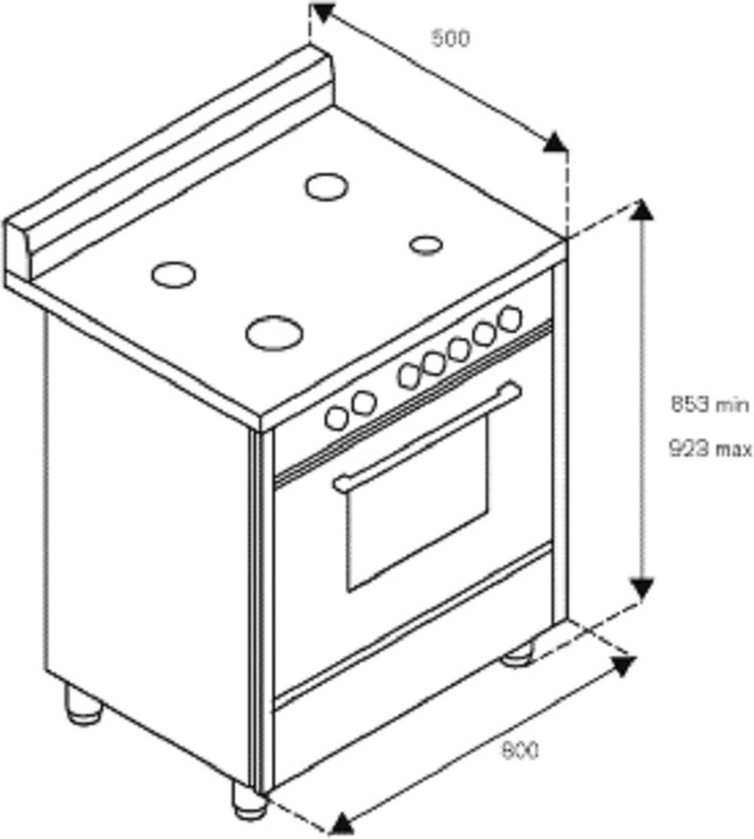 La Germania AM85C61DXT Fornuis review: krachtige wokbrander
