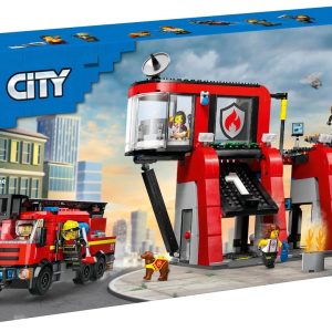 LEGO City Brandweerkazerne en brandweerauto - 60414 test leerzaam