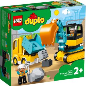 LEGO DUPLO Truck & Graafmachine met rupsbanden - 10931 test: leer