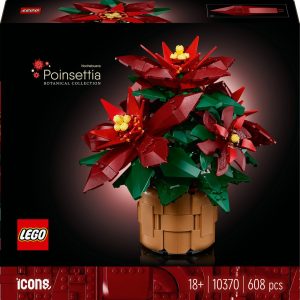 LEGO Icons Kerstster Poinsettia - 10370 review: kerstdecoratie