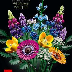 LEGO Icons Wilde Bloemen Boeket Bouwset voor Volwassenen, Botanical Collection - 10313 review: perfect cadeau voor interieur