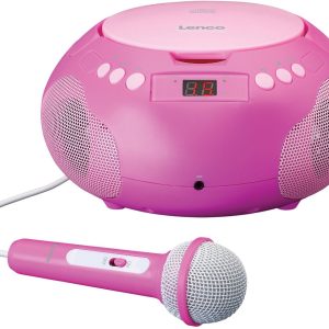 LENCO Portable radio CD player BT Roze review Bluetooth-streaming