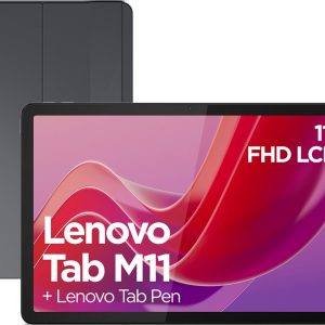 Lenovo Tab M11 + Pen + Book Case - 8GB/128GB - 4G/LTE - Grijstest