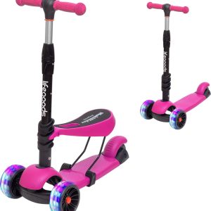 LifeGoods MultiRider Kinderstep review: groeit mee, LED-wielen