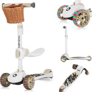 Lionelo Franky - Kinderstep 2in1 review: grote verlichte wielen