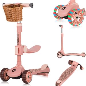Lionelo Franky kinderstep review: grote verlichte wielen