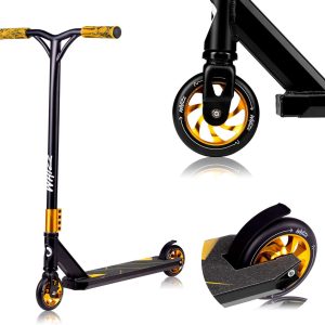 Lionelo Whizz - Step - 110mm - T-Bar - 100KG - voor Jongens en Meisjes - Steel rem - Kinderstepjes review: 100kg draagkracht en veilige rem
