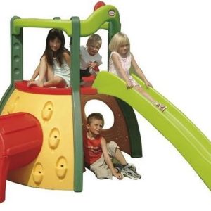 Little Tikes Super Evergreen Dubbeldekker Glijbaan - Speeltoestel review: veilig buitenspelen