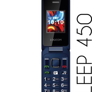 Logicom - Fleep 450 - klapbare telefoon review: simpel 4G