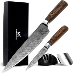 Master Knives Koksmes 20 cm + Groentemes test precisie messenset