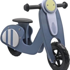 Maxx Kidz Houten Retro Loopfiets - Balance Bike met Verstelbaar Zadel - Mini Loopfietsje van Hout - Loopscooter voor Jongens en Meisjes van 1 & 2 Jaar - Blauw review: ideaal...