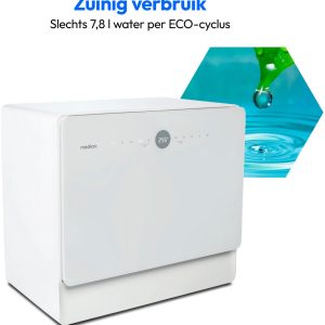 MEDION Mini Vaatwasser DWT50 review: tafelmodel voor 5 couverts