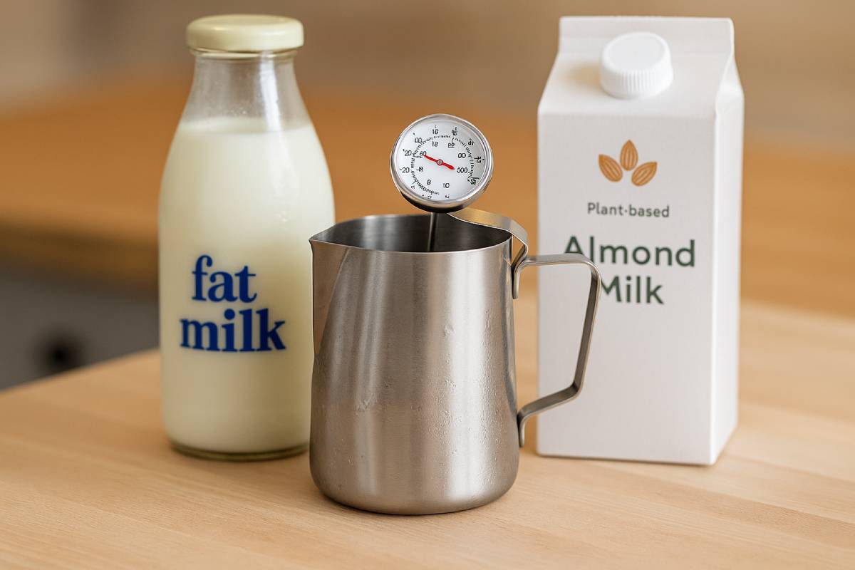 Waarom melkschuim met een stoompijpje?