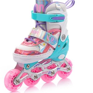 Meteor Lunar - Skates Inline - Kinderen - Verstelbaar - S - maat 30-33 review veilig leren skaten