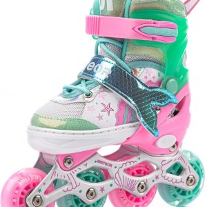 Meteor Mermaid - Skates Inline - Kinderen - Verstelbaar - roze - maat S 30-33 review