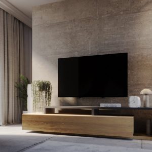 Meubel Square - TV meubel TRON review veel opbergruimte