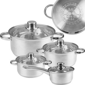 MK Pannenset inductie RVS 8 delig review: PFAS-vrij gezond koken