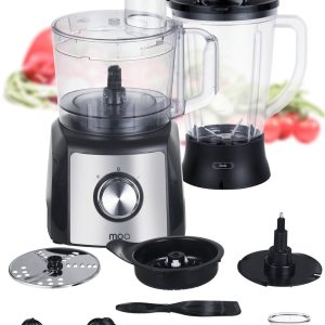 MOA – Foodprocessor – Keukenmachine en blender – 1,5 liter – 1200 Watt – Citruspers – Incl. accessoires – FP511 review: snel hakken, scherpe prijs