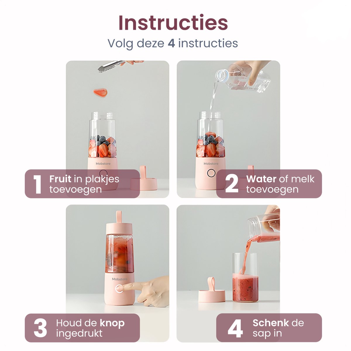 Mobstore Mini Blender review: draagbare blender voor onderweg