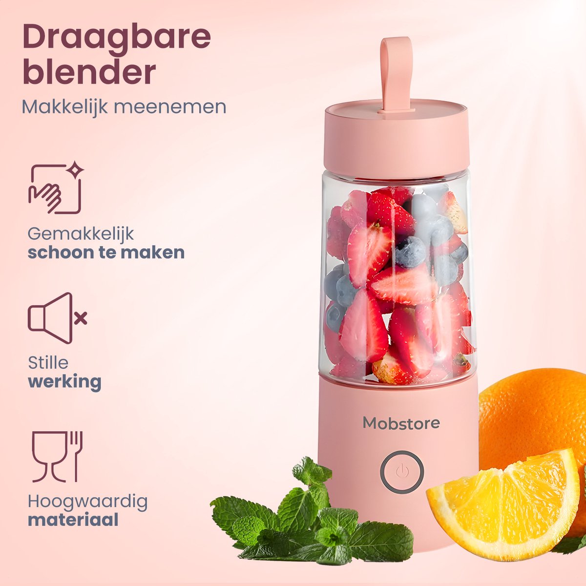 Mobstore Mini Blender review: draagbare blender voor onderweg