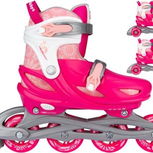 Nijdam 3-in-1 Skeelers - Verstelbaar - Kinderen - Roze - Maat 29-32 review