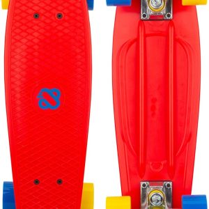 Nijdam FlipGrip Skateboard - Sunset Cruiser - Rood test: wendbaar