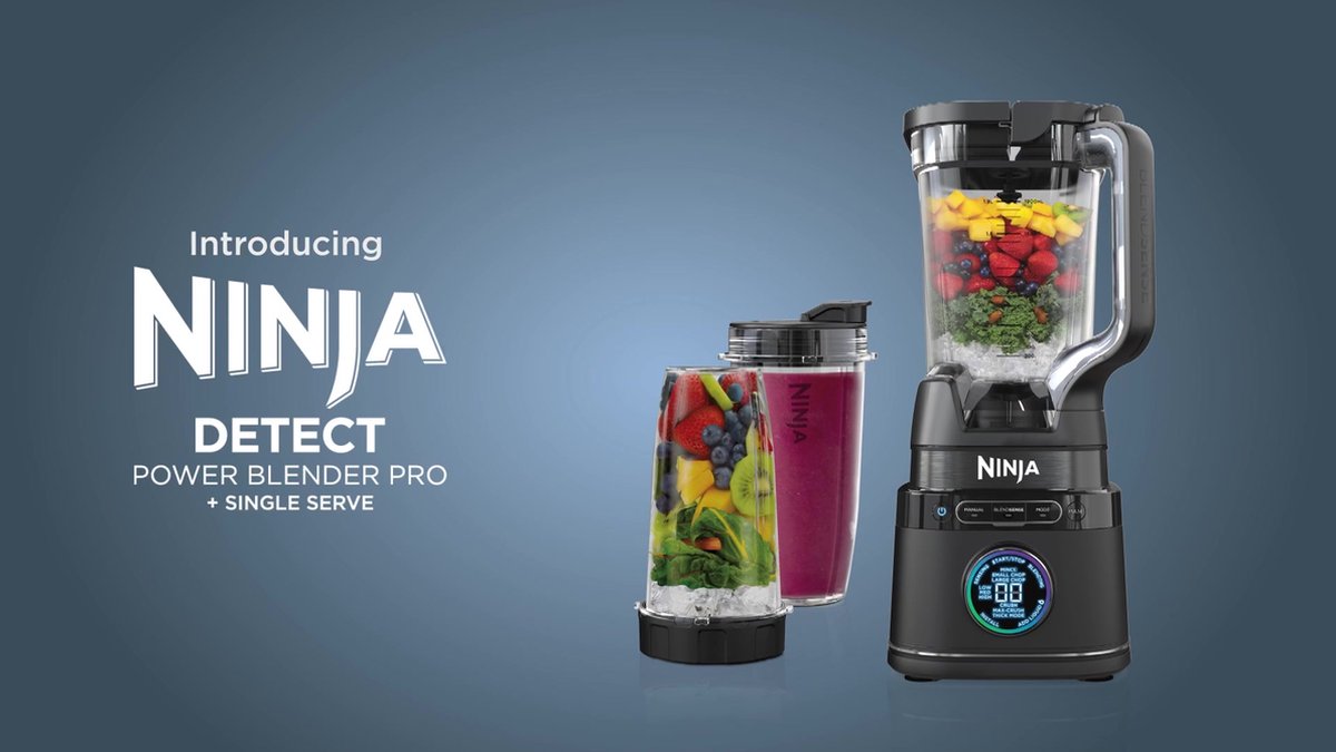 Ninja Detect 2-in-1 Blender en Smoothie Maker - BlendSense Technologie - 2024 Model - IJscrusher - 1200 Watt - TB301EU review: romige smoothies en ijs crushen (2024)