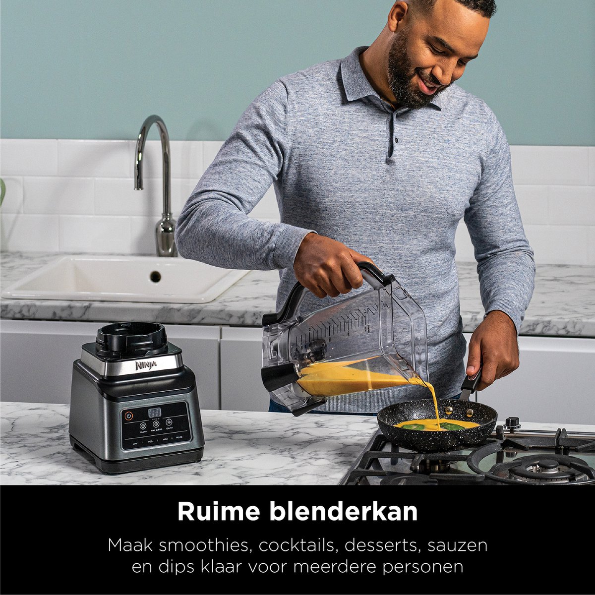 Ninja Foodi 2-in-1 Blender en Smoothie Maker review: ijs crushen