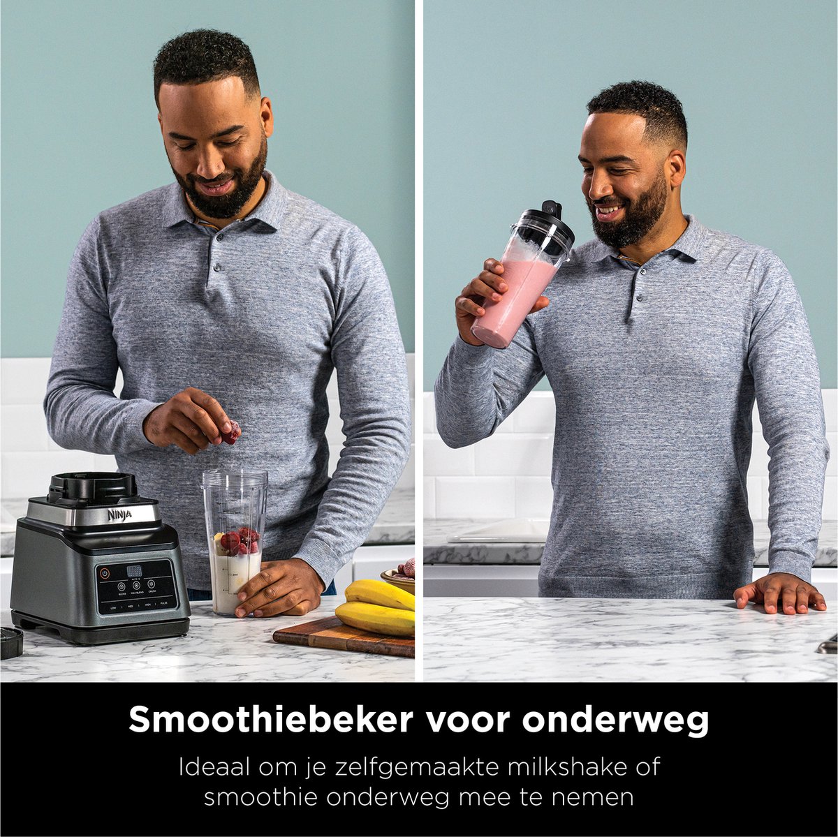 Ninja Foodi 2-in-1 Blender en Smoothie Maker review: ijs crushen