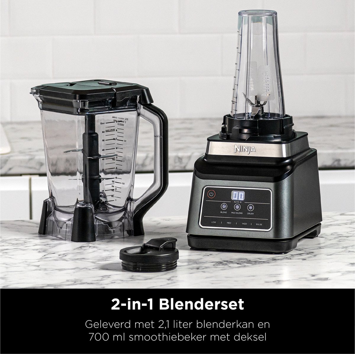 Ninja Foodi 2-in-1 Blender en Smoothie Maker review: ijs crushen