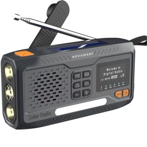 NovaWare® Noodradio Solar Opwindbaar review: powerbank 4500mAh
