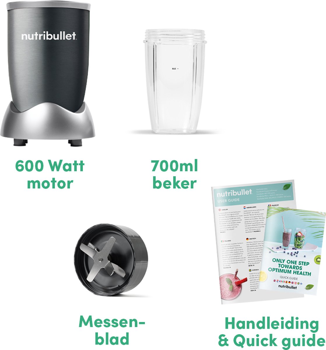 Nutribullet Original Blender review: snelle smoothies, crusht ijs