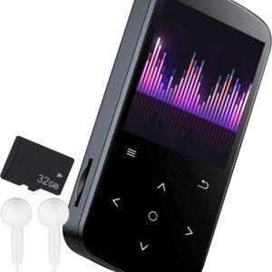 Nuvance MP3 Speler met Bluetooth - Touchscreen - Incl. Oordopjes & 32GB SD Kaart - Voice Recorder Digitaal - Zwart review: helder geluid voor muziek