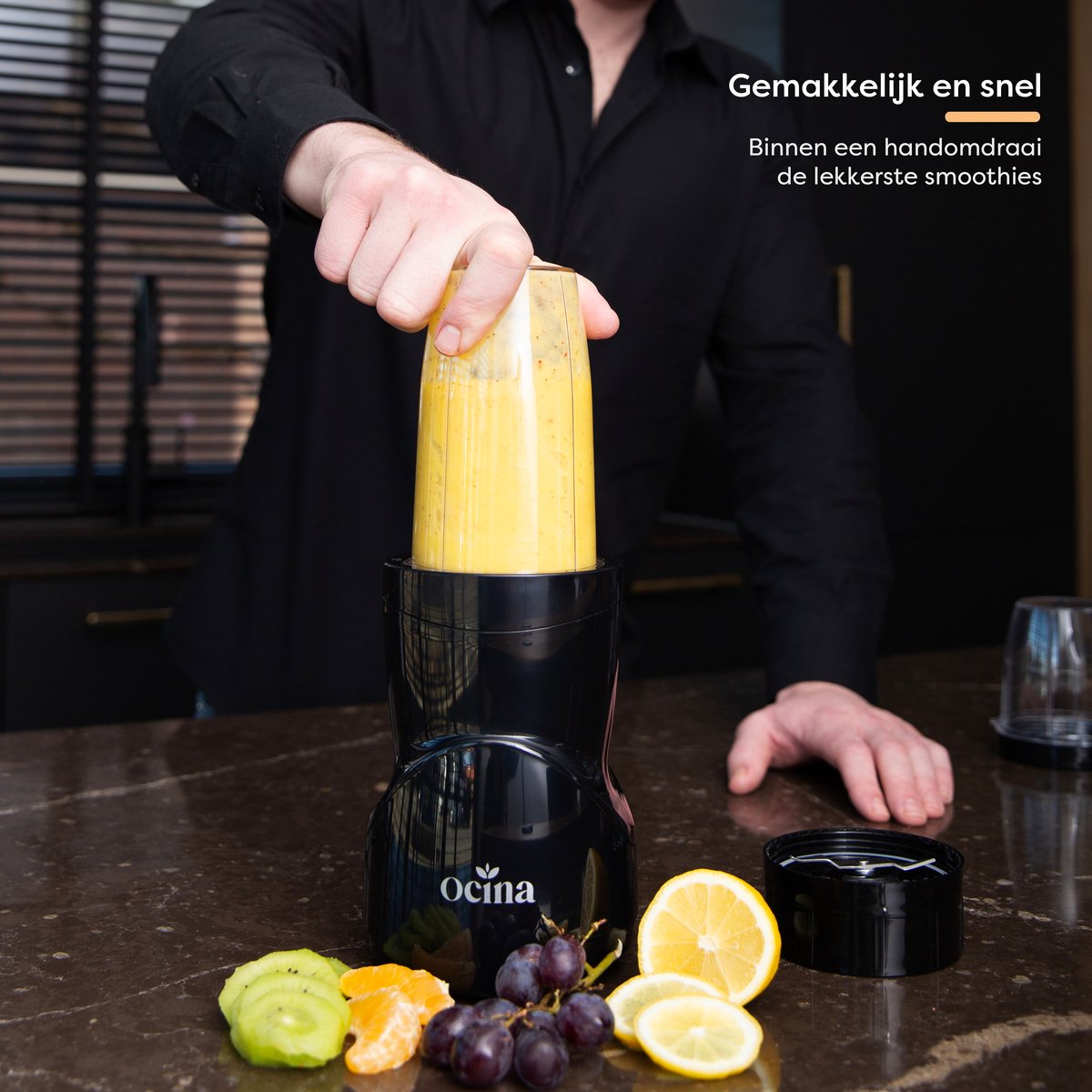 Ocina Mini Blender review: 500W voor snelle smoothies to go