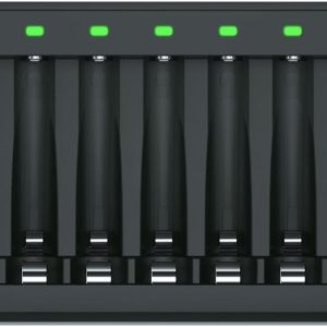 Oplaadbare Batterijlader met 8 Slots voor NiMH-Accu's test: snel