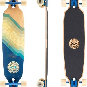 Osprey Slide-Fade 39" Twin Tip Longboard - ABEC 9 test: carving