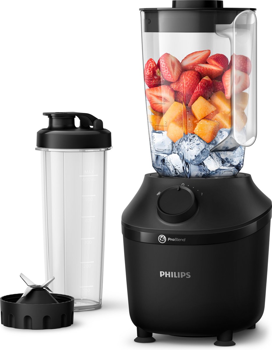 Philips 3000 series HR2041/41 - Blender - Zwart test: ijs crushen