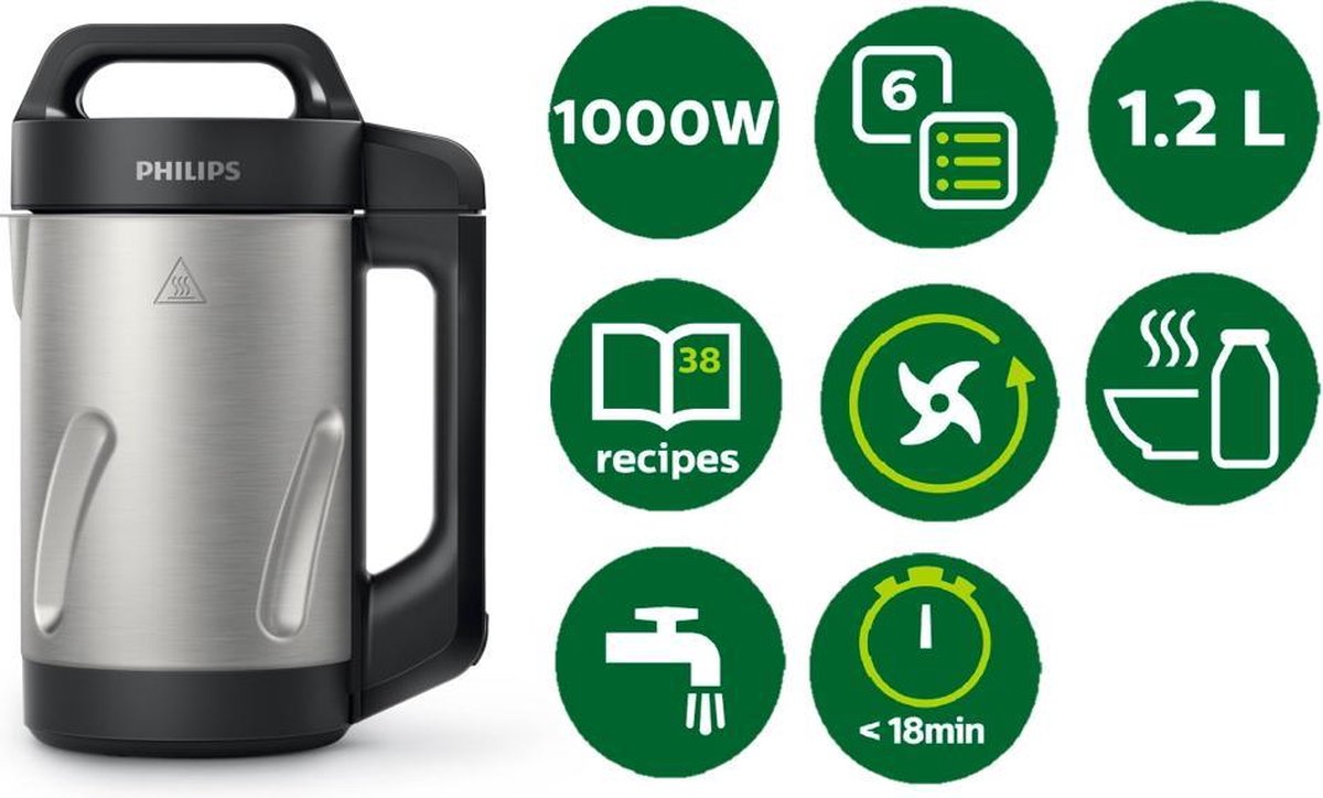 Philips Viva HR2203/80 - Soepmaker test: snelle soep, koopadvies