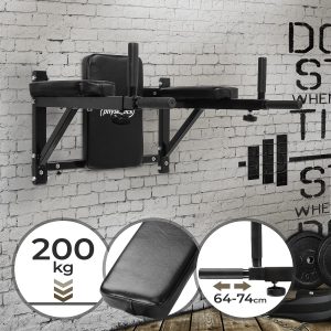 Physionics - Dipstation met Uittrekbare Handgrepen review kracht