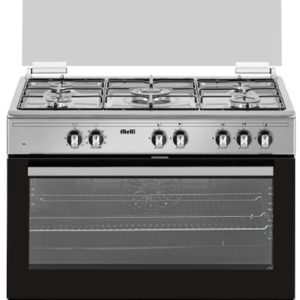 Pizza test: Fitelli FG9001RVS RVS gasfornuis 90cm met hetelucht