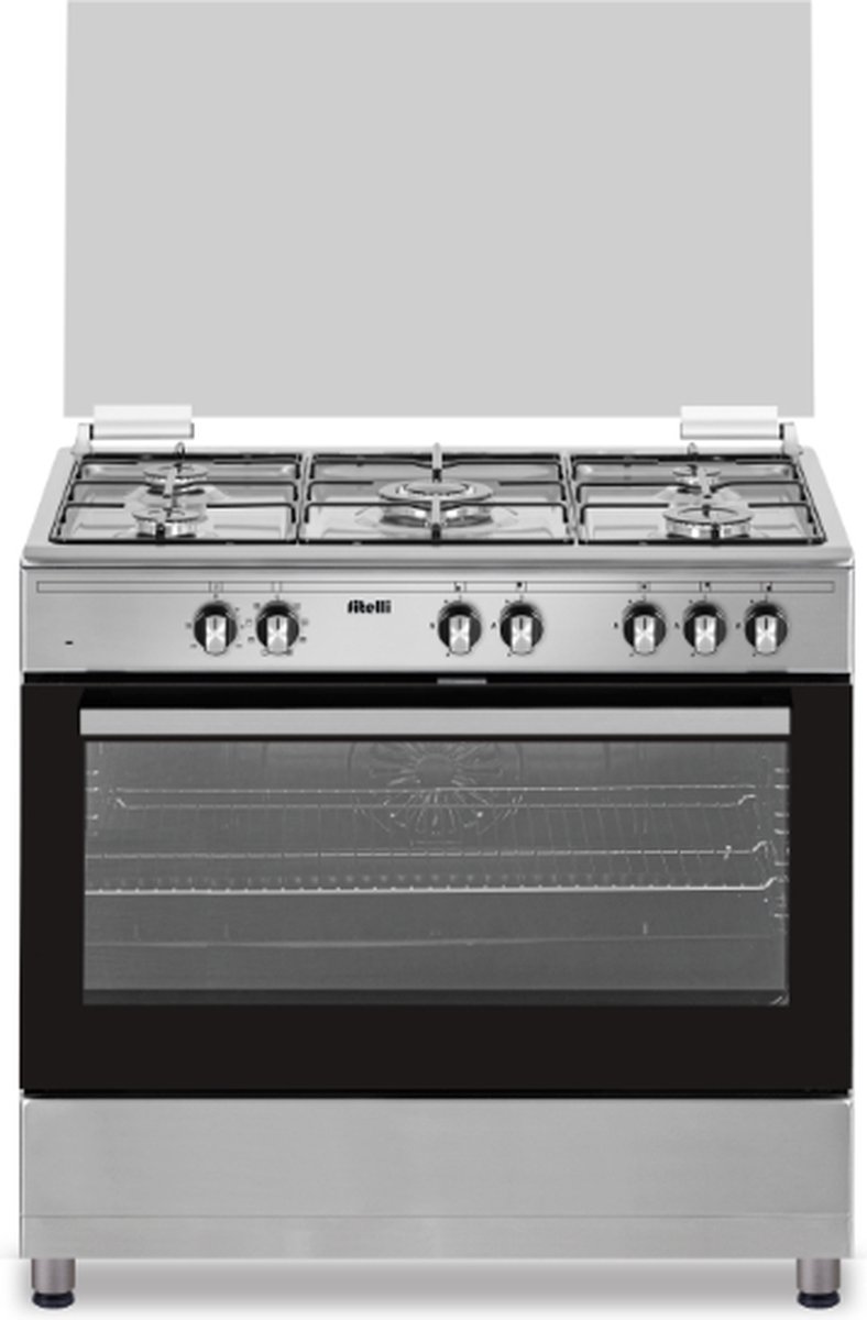 Pizza test: Fitelli FG9001RVS RVS gasfornuis 90cm met hetelucht