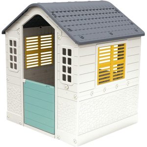 Playhouse Dolu White/Blue/Yellow review: weerbestendig speelhuis