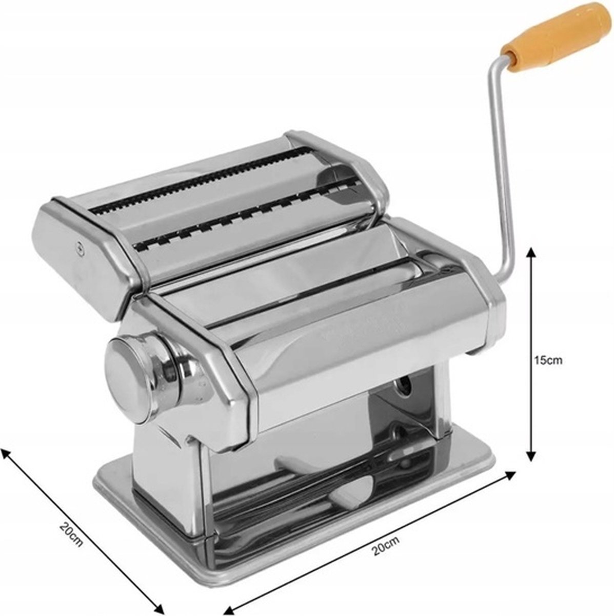 Professionele Pastamachine – RVS – Handmatig – Met Instelbare Dikte test: huisgemaakte pasta