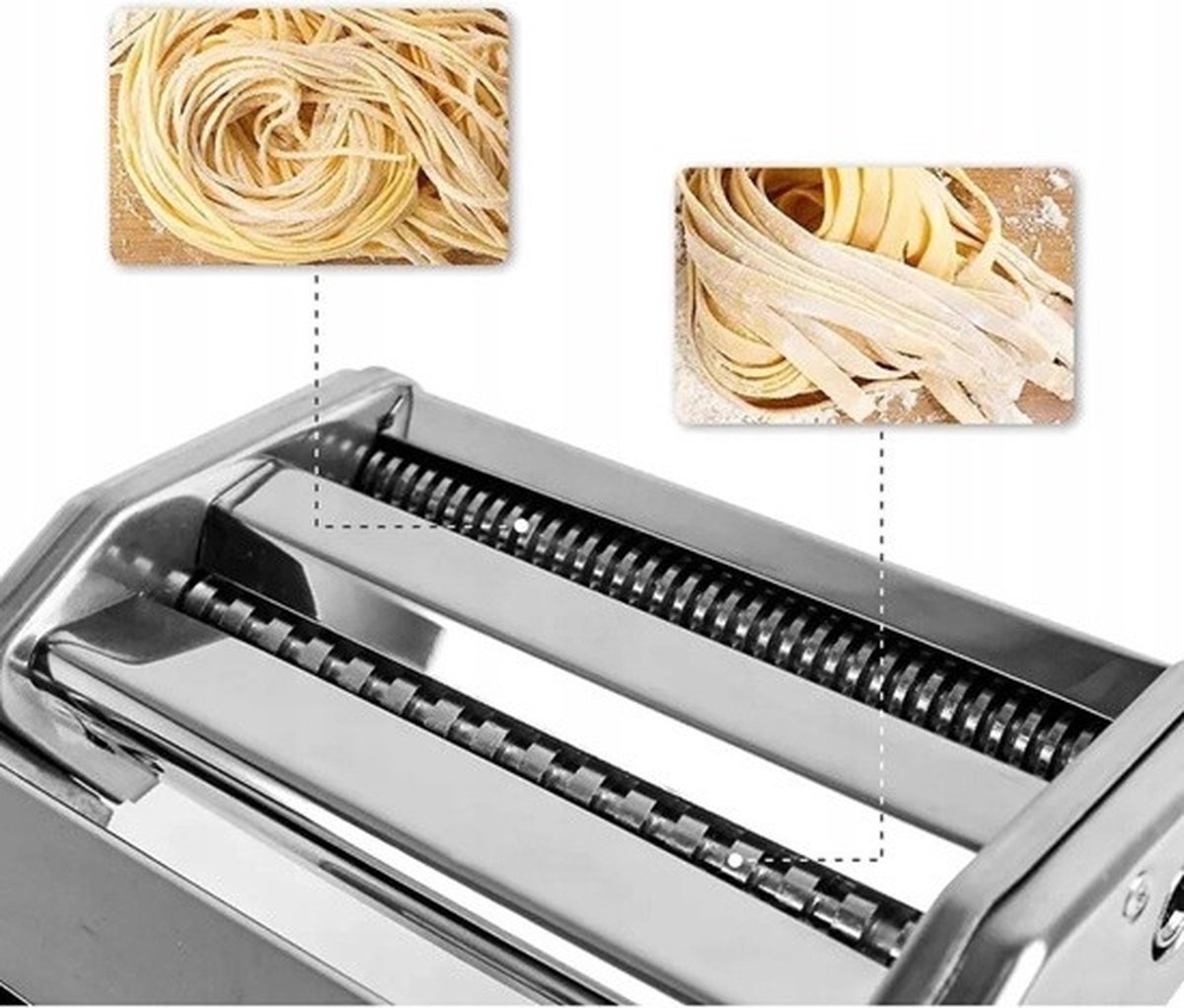 Professionele Pastamachine – RVS – Handmatig – Met Instelbare Dikte test: huisgemaakte pasta