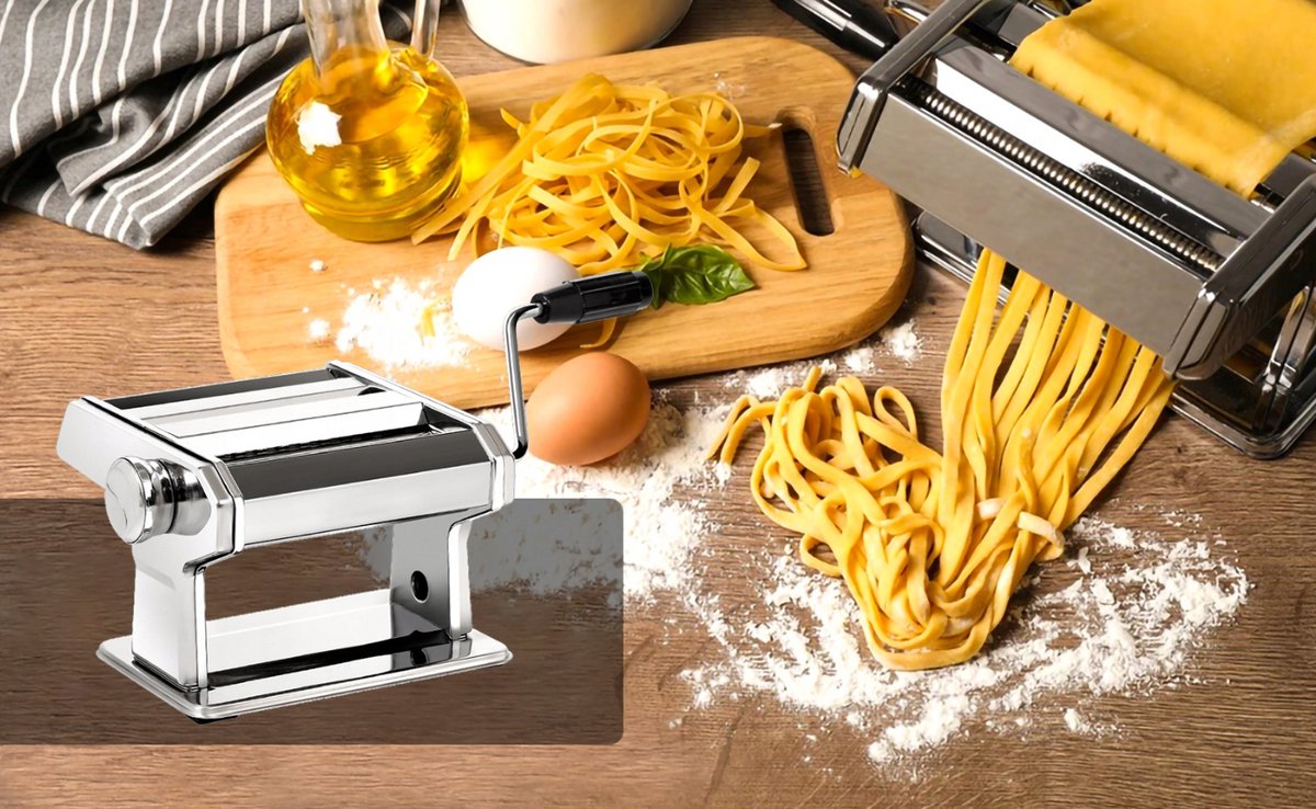 Professionele Pastamachine – RVS – Handmatig – Met Instelbare Dikte test: huisgemaakte pasta
