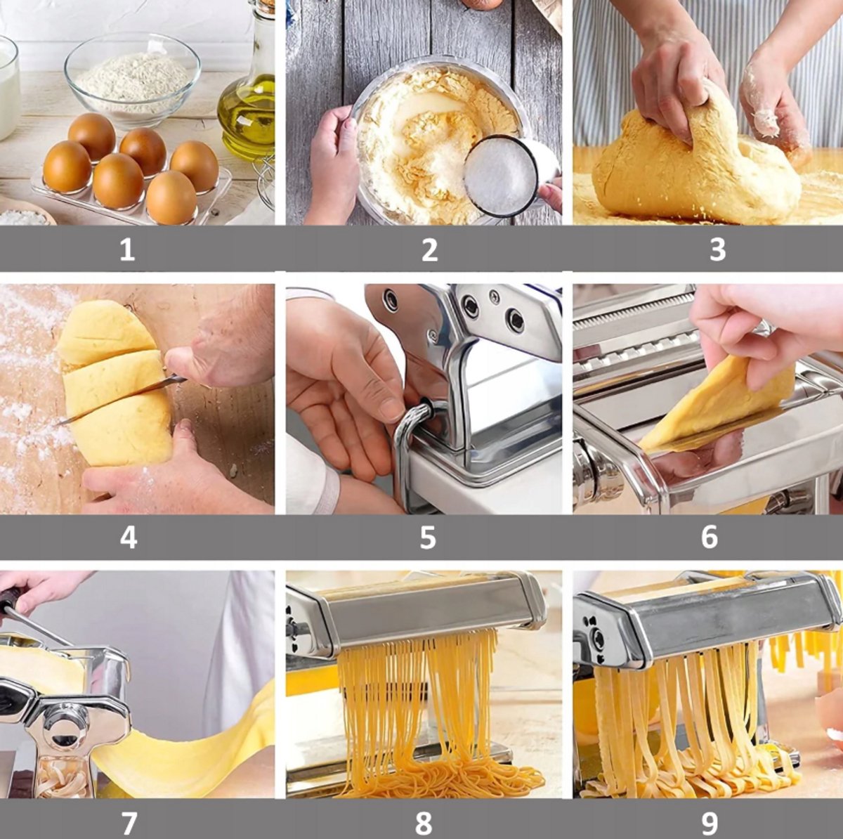 Professionele Pastamachine – RVS – Handmatig – Met Instelbare Dikte test: huisgemaakte pasta